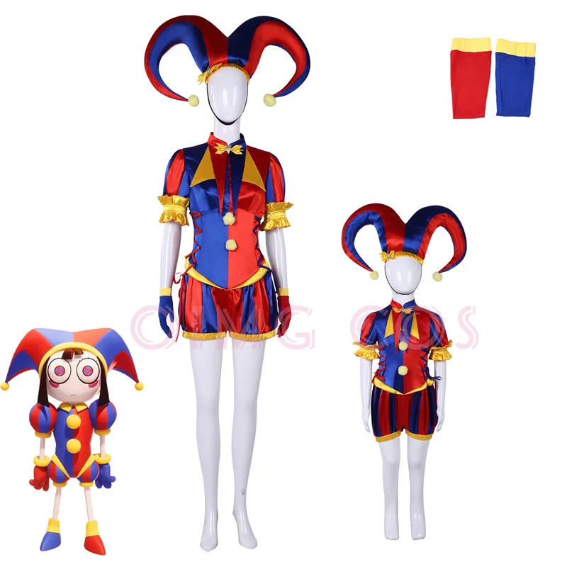 Anime Cosplay Ladies - 《어메이징 디지털 서커스》의 폼니 코스프레 의상,