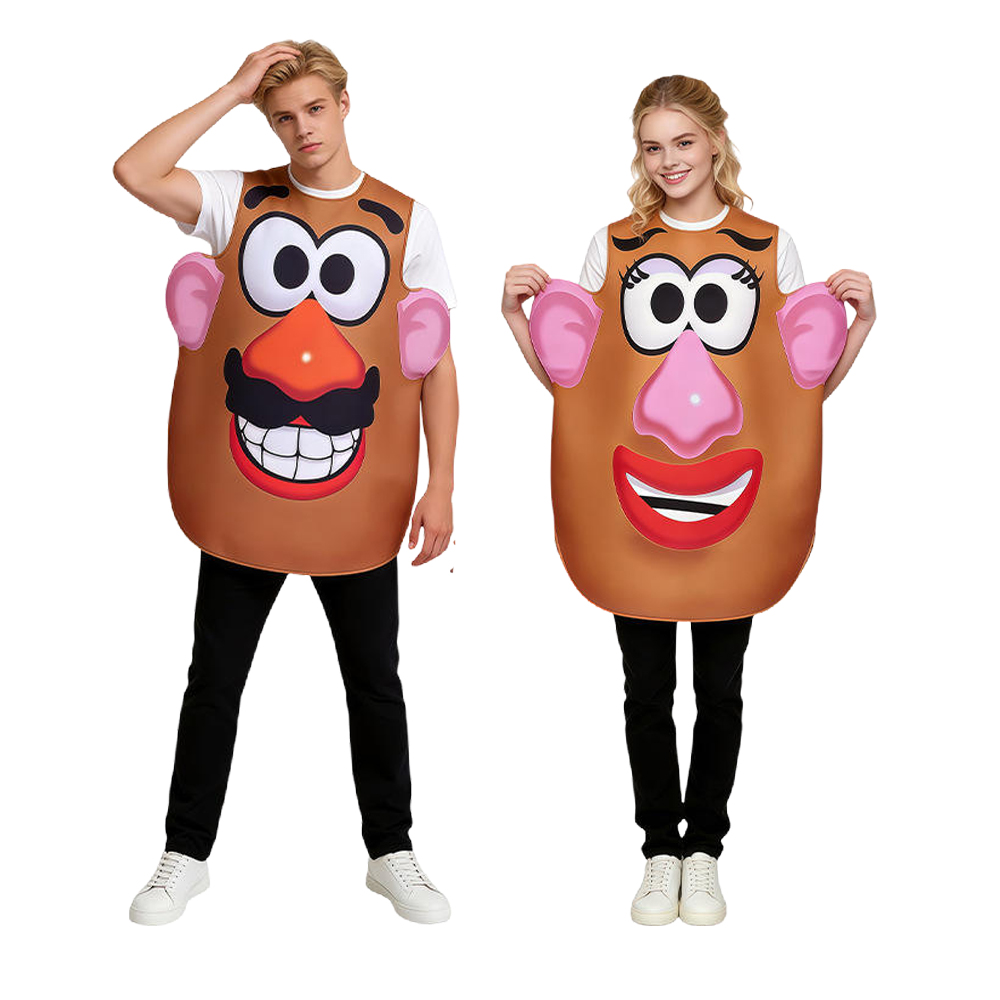 감자 머리 코스튬 미스터 앤 미세스 감자 머리 코스튬  - Anime Cosplay Couple 리뷰 및 가격