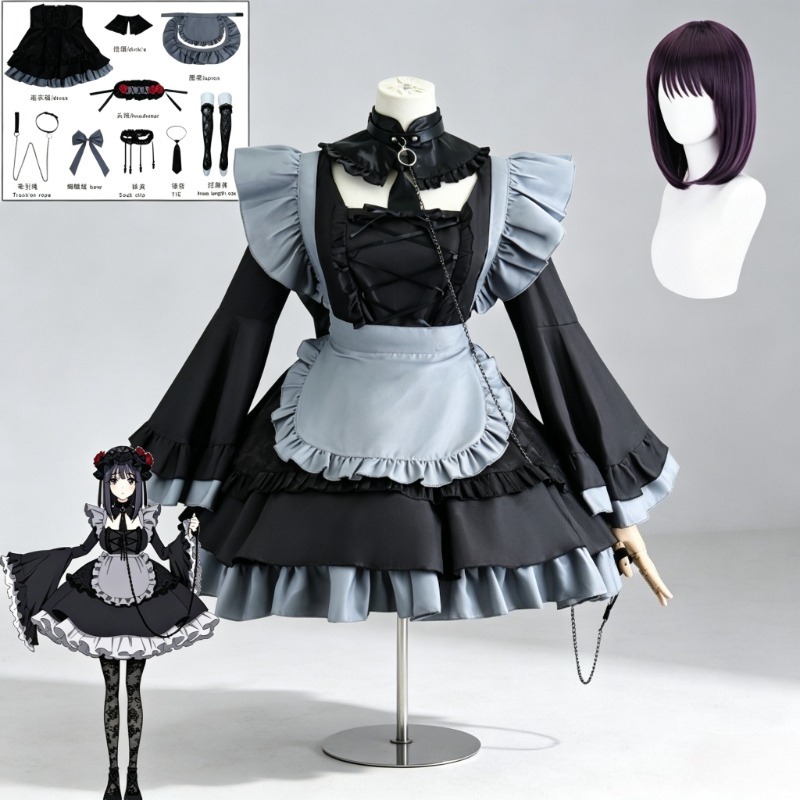 키타가와 마린 드레스업 달링 코스프레 의상 메이드 복장 - Kitagawa Anime Cosplay 리뷰 및 가격